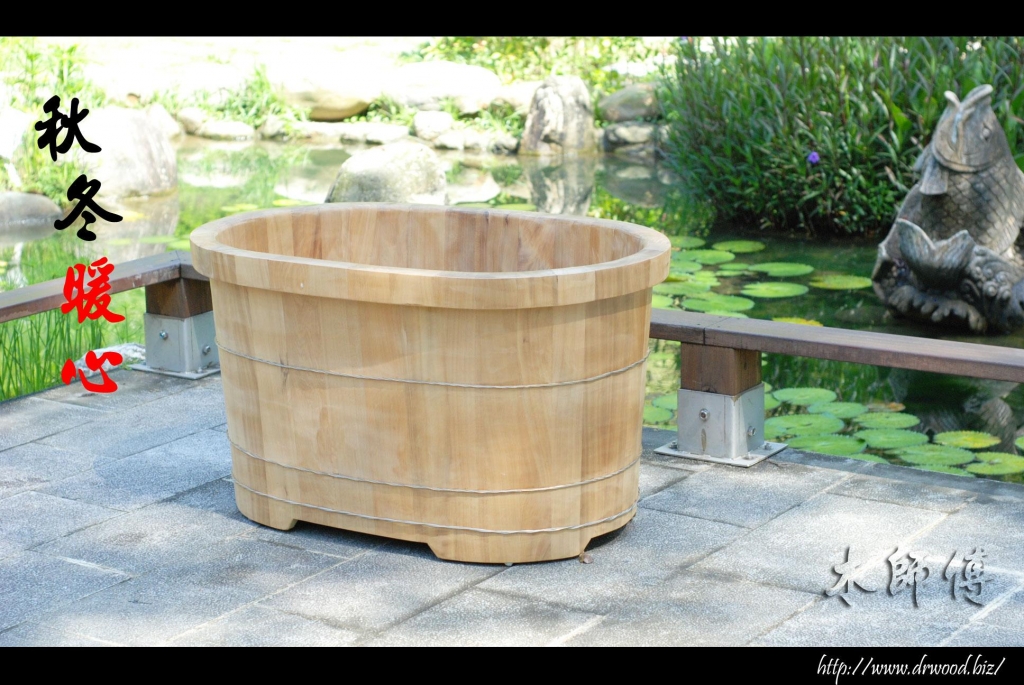 木師傅---台灣師傅手造厚邊肖楠木泡澡桶(單人加大3.5尺)